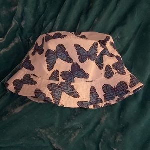 WHITE BUCKET HAT, originally purchased from Forever 21